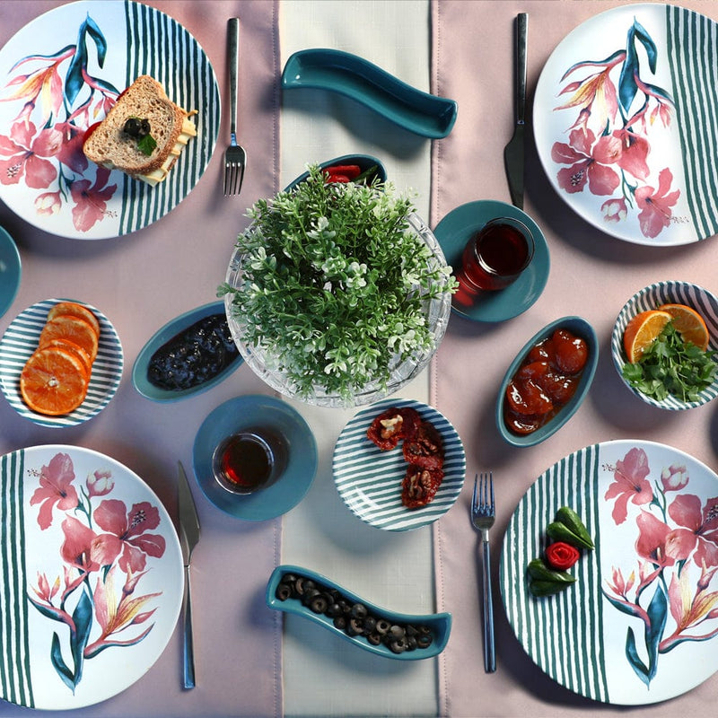 Blue Line Kahvaltı Takımı 28 Parça 6 Kişilik Bonvagon