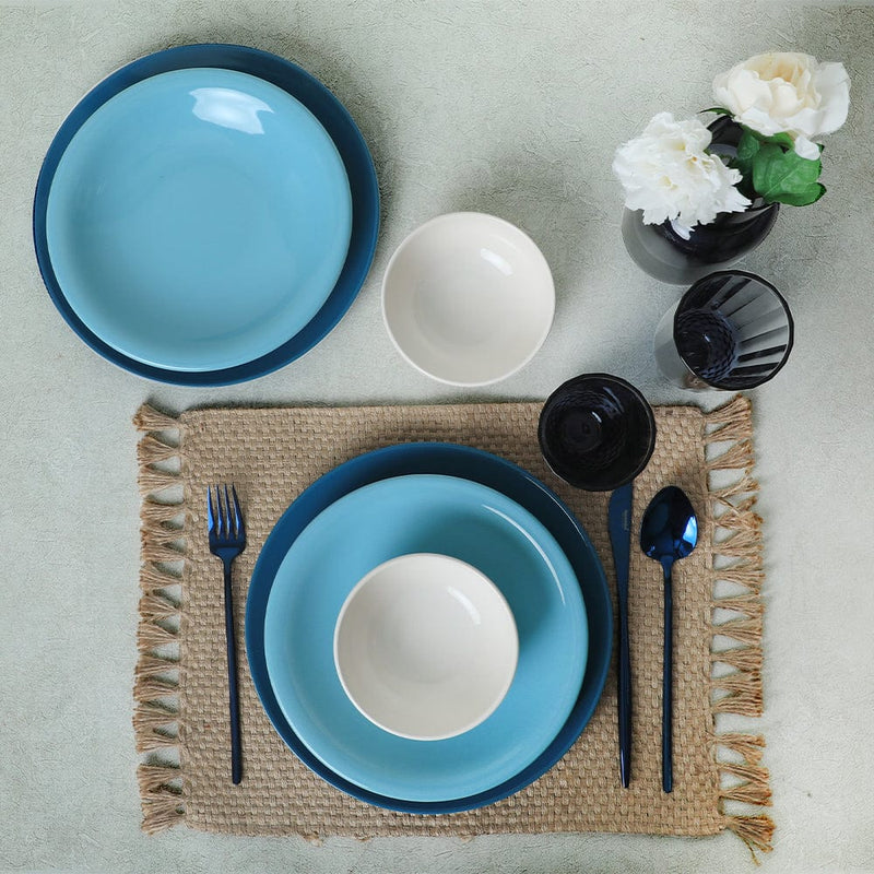 Blue Mix Yemek Takımı 18 Parça 6 Kişilik