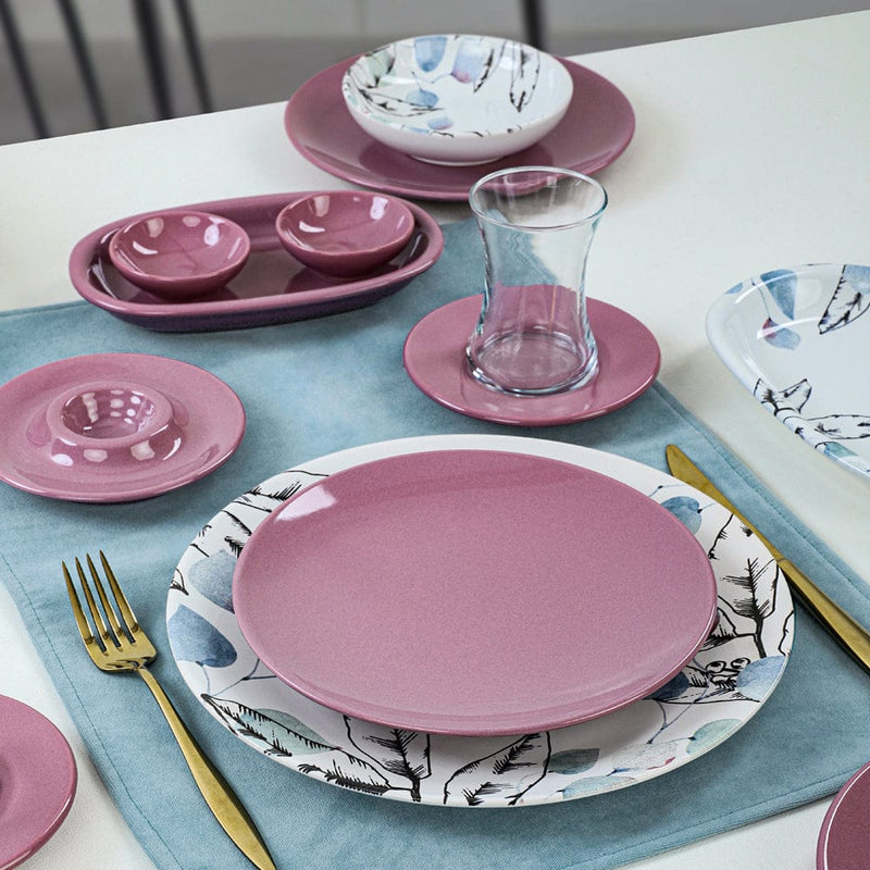 Blue Spring Kahvaltı Takımı 50 Parça 6 Kişilik - 19188 Bonvagon