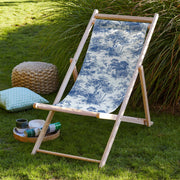 Blue Trees Katlanabilir Şezlong Katlanır Ahşap Lounge Chair