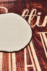 Board 80x120cm Dijital Baskılı Mutfak Halısı, Kaymaz Taban, Yıkanabilir Bonvagon