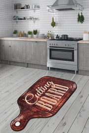 Board 80x120cm Dijital Baskılı Mutfak Halısı, Kaymaz Taban, Yıkanabilir Bonvagon