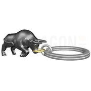 Boğa Anahtarlık Çelik Halkalı  Bonvagon Metalmorphose