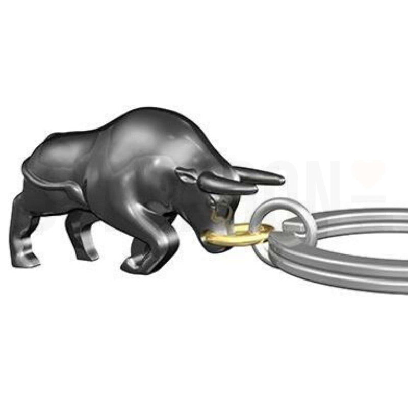 Boğa Anahtarlık Çelik Halkalı  Bonvagon Metalmorphose