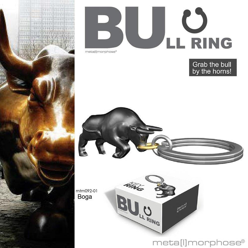 Boğa Anahtarlık Çelik Halkalı  Bonvagon Metalmorphose