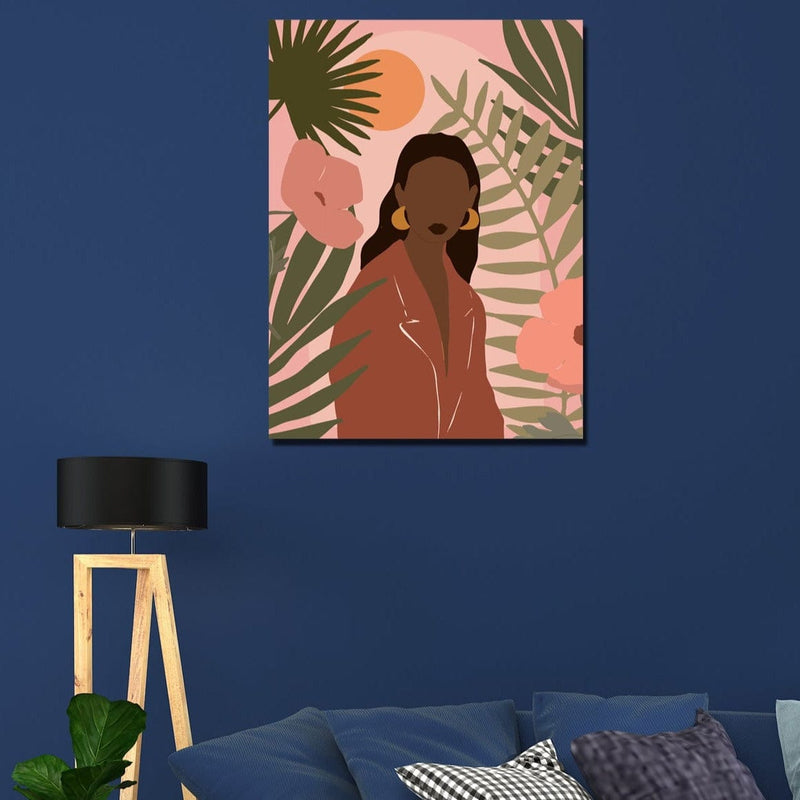 Bohem 30x40 Kadın Portre Tablo Bonvagon