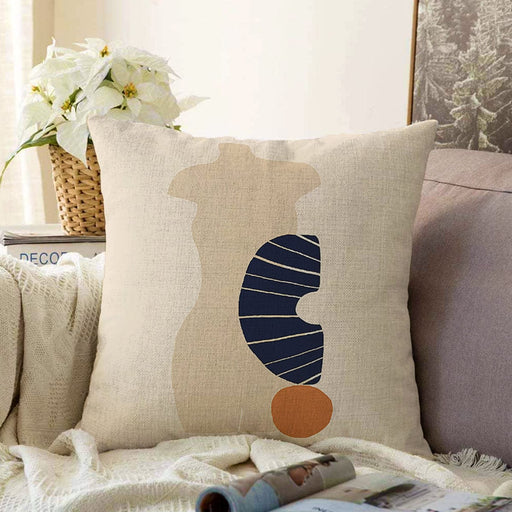 Boho Çizimli Özel Tasarımlı Dijital Baskılı Modern Raşel Kadife Yastık Kırlent Kılıfı Bonvagon