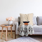 Boho Çizimli Özel Tasarımlı Dijital Baskılı Modern Raşel Kadife Yastık Kırlent Kılıfı Bonvagon