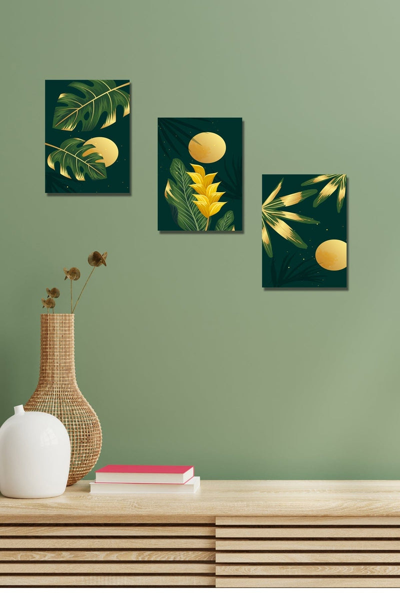 Botanik 3lü Tablo Seti Bonvagon