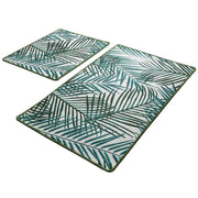 Botany Dijital Baskılı 2li Set Banyo Halısı, Kaymaz Taban, Yıkanabilir Bonvagon