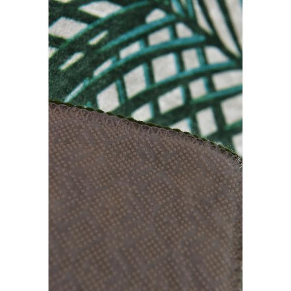 Botany Dijital Baskılı Yuvarlak Banyo Halısı, Kaymaz Taban, Yıkanabilir Bonvagon