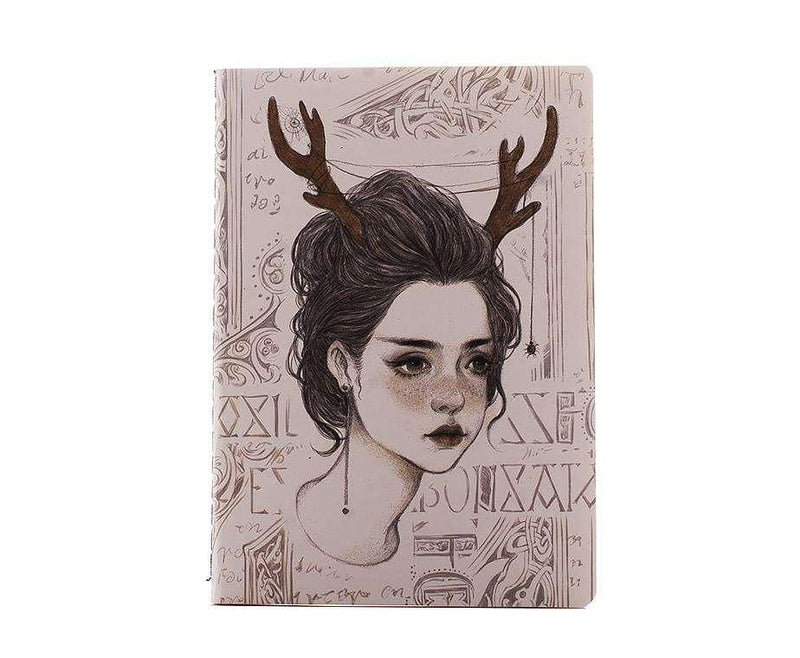 Boynuzlu Kız Defter Bonvagon