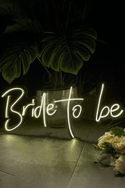 Bride To Be Aşk Temalı Yazılı Neon LED Işıklı Tablo Düğün ve Kutlama Duvar Dekorasyon