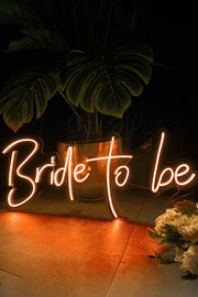 Bride To Be Yazılı Neon Led Işıklı Tablo Düğün ve Kutlama Duvar Dekorasyon Bonvagon