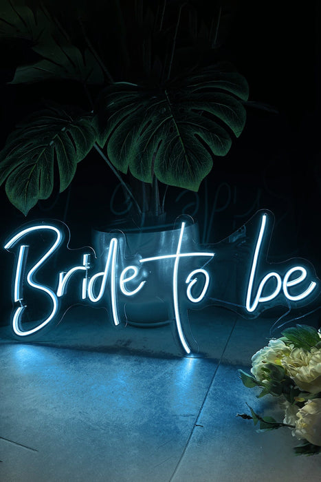 Bride To Be Yazılı Neon Led Işıklı Tablo Düğün ve Kutlama Duvar Dekorasyon Bonvagon