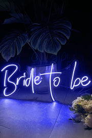 Bride To Be Yazılı Neon Led Işıklı Tablo Düğün ve Kutlama Duvar Dekorasyon Bonvagon