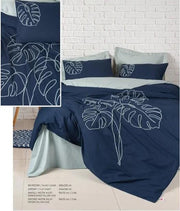 Brode Ranforce Çift Kişilik Nevresim Takımı Silva Mint 4 Adet Yastık Kılıfı Bonvagon