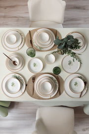 Bronz Yemek Takımı 24 Parça Palmiye Tasarım Bonvagon