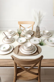 Bronz Yemek Takımı 24 Parça Palmiye Tasarım Bonvagon