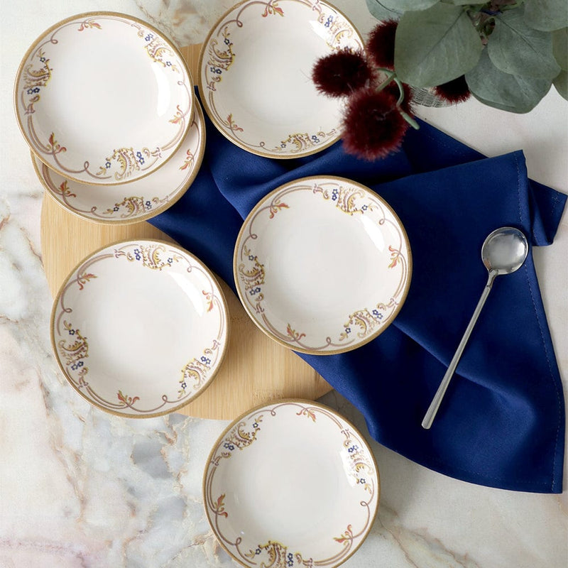 Bronze Bloom Halka Çerezlik / Sosluk 13 Cm 6 Adet 22929 Bonvagon