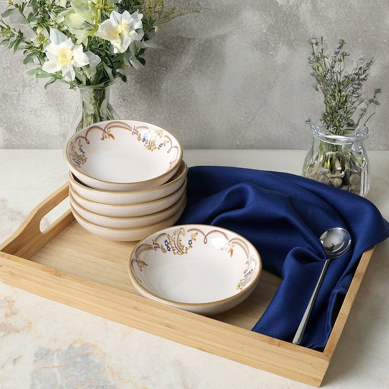 Bronze Bloom Halka Çerezlik / Sosluk 13 Cm 6 Adet 22929 Bonvagon