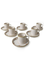 Bronze Bloom Nordic Kahve Takımı 12 Parça 6 Kişilik 22928-29 Bonvagon