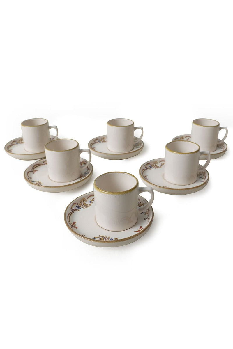 Bronze Bloom Nordic Kahve Takımı 12 Parça 6 Kişilik 22928-29 Bonvagon