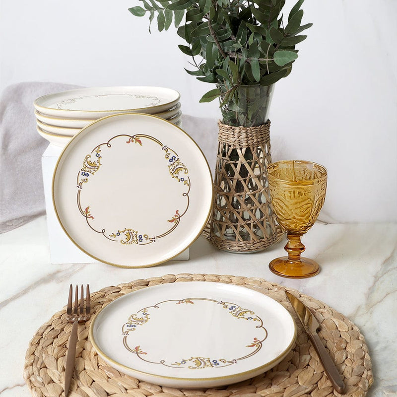 Bronze Bloom Nordic Pasta Tabağı 22 Cm 6 Adet 22927 Bonvagon