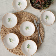 Bronze Palmiye Halka Çerezlik Sosluk 13cm 6 Adet Bonvagon