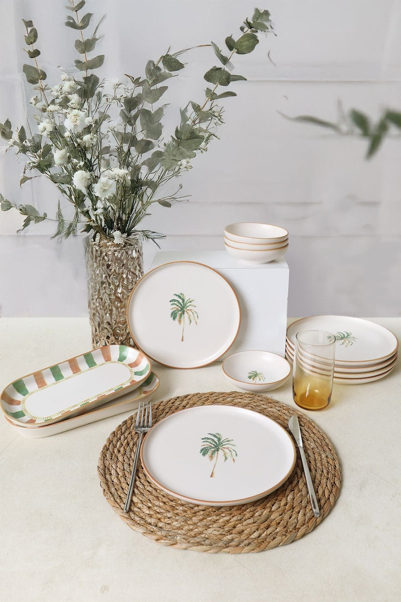 Bronze Palmiye Kahvaltı Seti 12 Parça 6 Kişilik Bonvagon