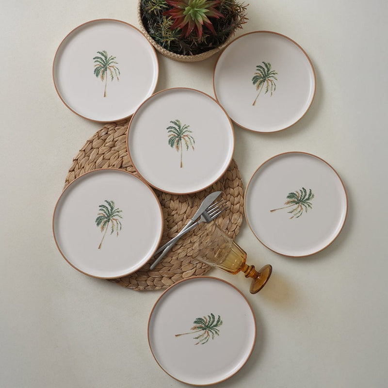 Bronze Palmiye Nordic Pasta Tabağı 22cm 6 Adet Bonvagon