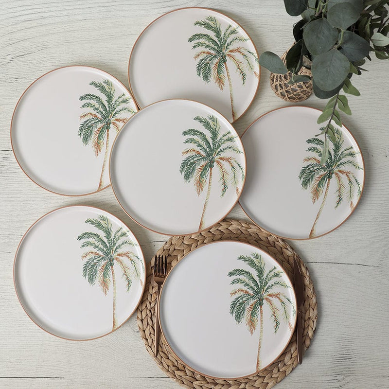 Bronze Palmiye Nordic Servis Tabağı 28cm 6 Adet Bonvagon