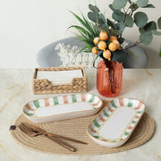 Bronze Palmiye Noyan Kayık Tabak 26 Cm 2 Adet 22900 Bonvagon