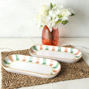 Bronze Palmiye Noyan Kayık Tabak 26 Cm 2 Adet 22900 Bonvagon