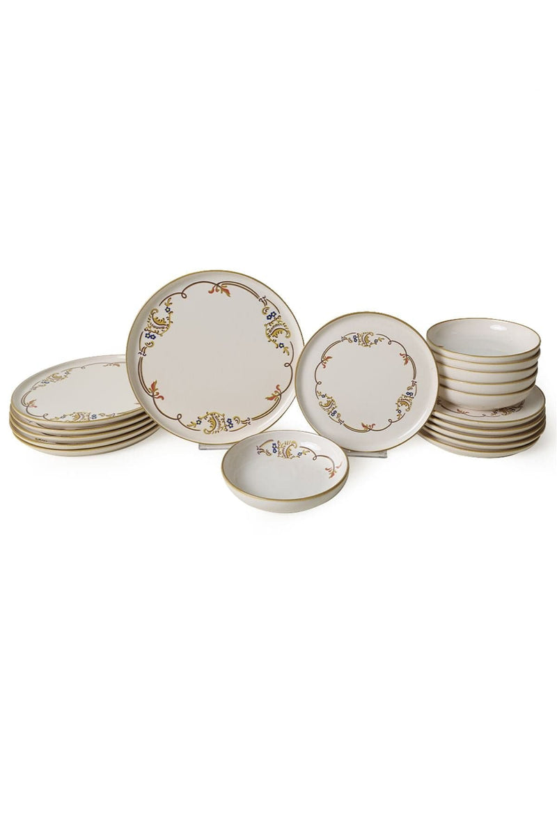Bronze Yemek Takımı 6 Kişilik 18 Parça Set