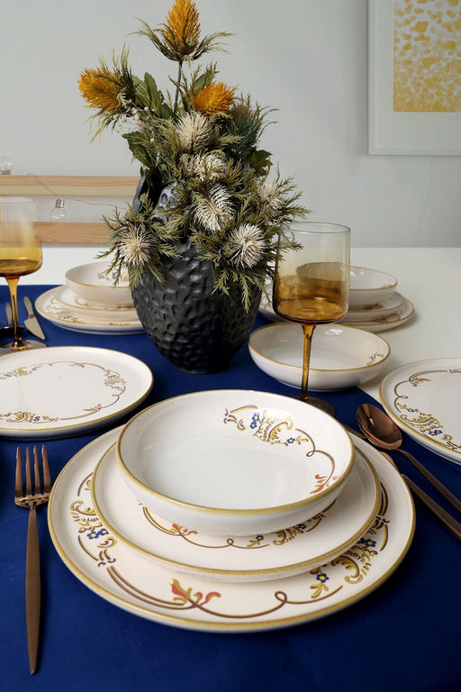 Bronze Yemek Takımı 6 Kişilik 18 Parça Set Bonvagon