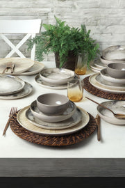 Brown Wave 24 Parça Yemek Takımı 6 Kişilik Bonvagon