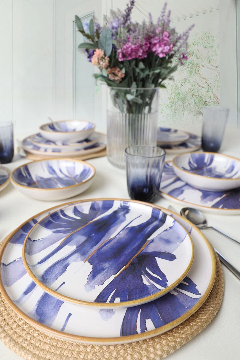 Brush & Bloom 18 Parça Yemek Takımı 6 Kişilik Bonvagon