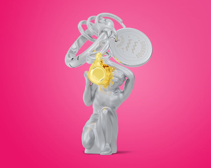 Burç Koleksiyonu Kova Anahtarlık / Çanta Aksesuarı