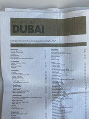Buruşuk Şehirler Dubai Haritası