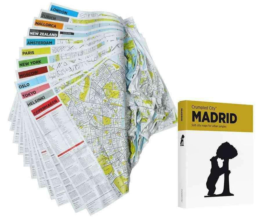 Buruşuk Şehirler Madrid Haritası Bonvagon