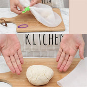 Büyük Hamur Torbası Silikon Şeffaf Hamur Yoğurma Torbası Ekmek Makarna Mantı Hamuru Kolay Yoğurma Bonvagon