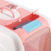 Büyük Kapalı Kedi Tuvaleti Mor Bonvagon