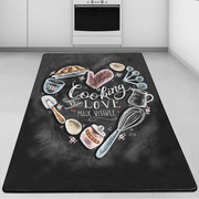 Cake Mold Dijital Baskılı Mutfak Halısı, Kaymaz Taban, Yıkanabilir Bonvagon