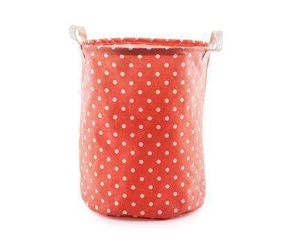 Çamaşır Sepeti Puantiyeli Pembe Bonvagon