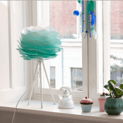 Carmina Mini Turkuaz 32cm Avize, Lambader, Masa Lamba Başlığı, Aydınlatma Bonvagon