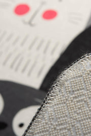 Cats Yıkanabilir Antibakteriyel Çocuk Halısı, Kaymaz Taban, Yıkanabilir Bonvagon