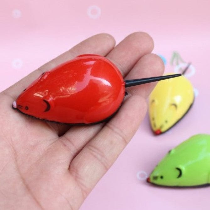 Çek Bırak Kedi Oyuncağı Fare Bonvagon