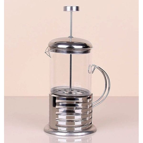 Çelik Kulplu Cam French Press - 350 ml