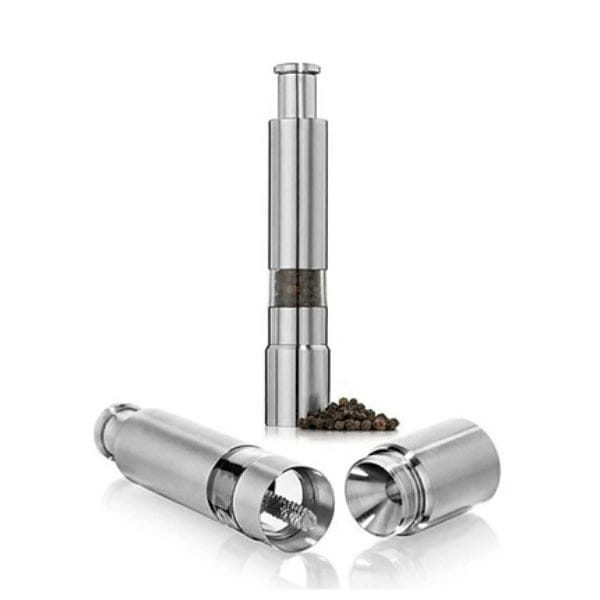 Çelik Otomatik Baharat Öğütücü - Basmalı Model Bonvagon